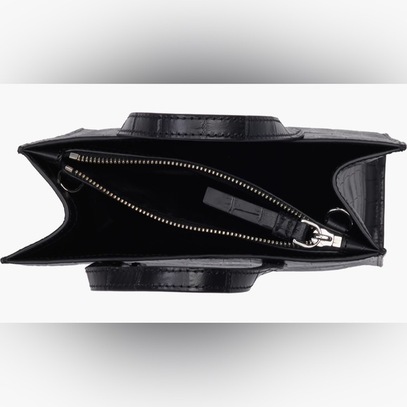 Marc Jacobs Mini Grind Croc Embossed Tote Bag - Picture 6 of 8